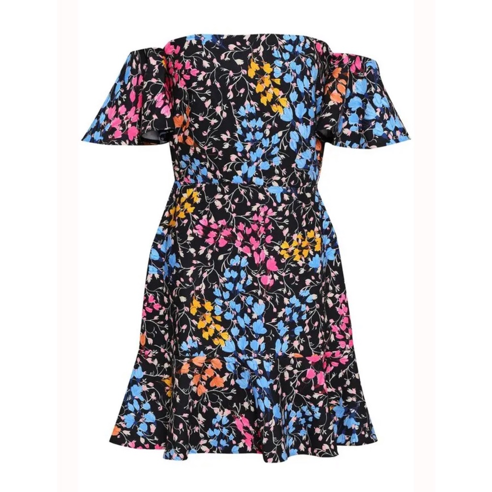 Saloni off the shoulder mini dress. New with tags.